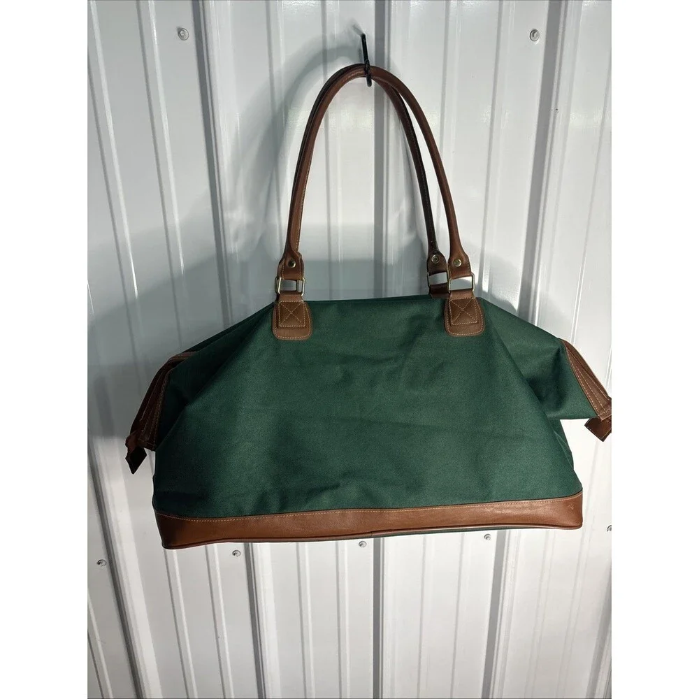 Vintage Polo Ralph Lauren Green Canvas Duffle Bag Large Fragrance Promo ‘90’s